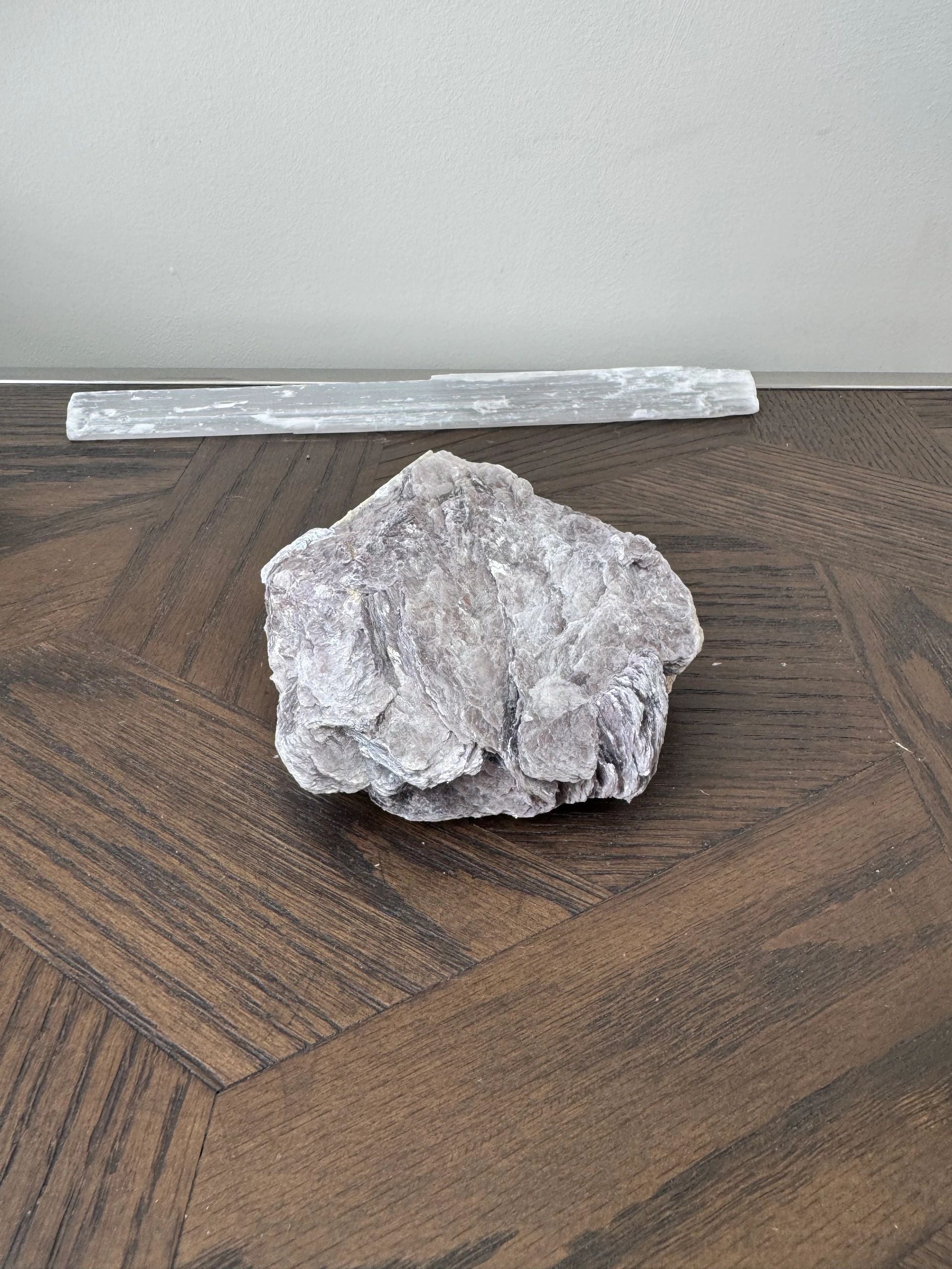 Natural Raw Lepidolite Mineral Crystal Specimen