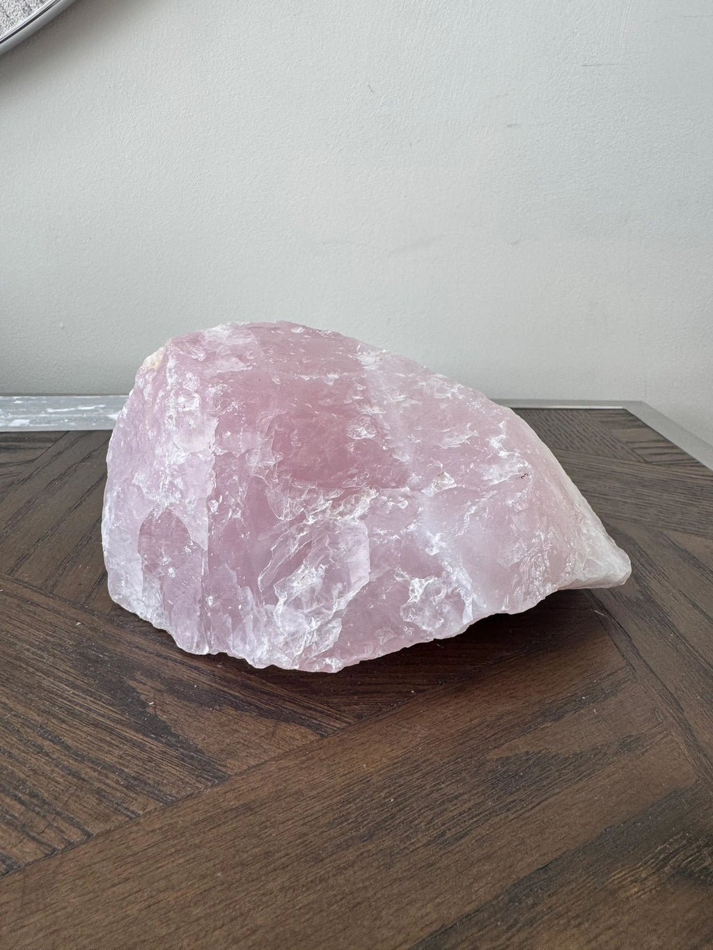 Natural Raw Rose Quartz Mineral Crystal Specimen