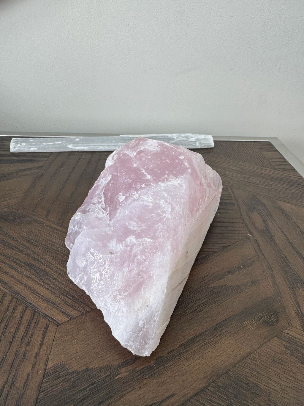 Natural Raw Rose Quartz Mineral Crystal Specimen