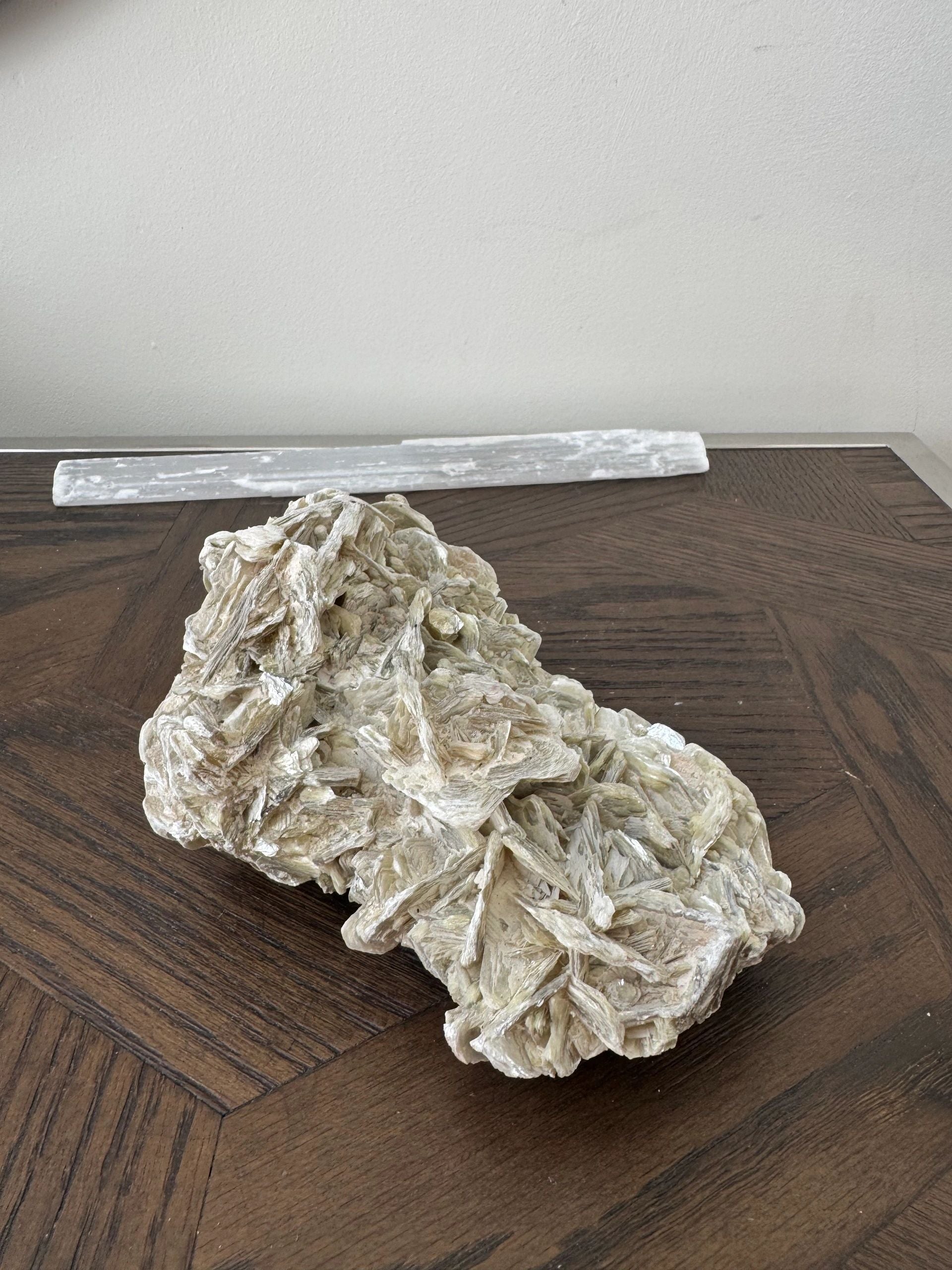 Natural Raw Golden Mica Cluster Mineral Crystal Specimen