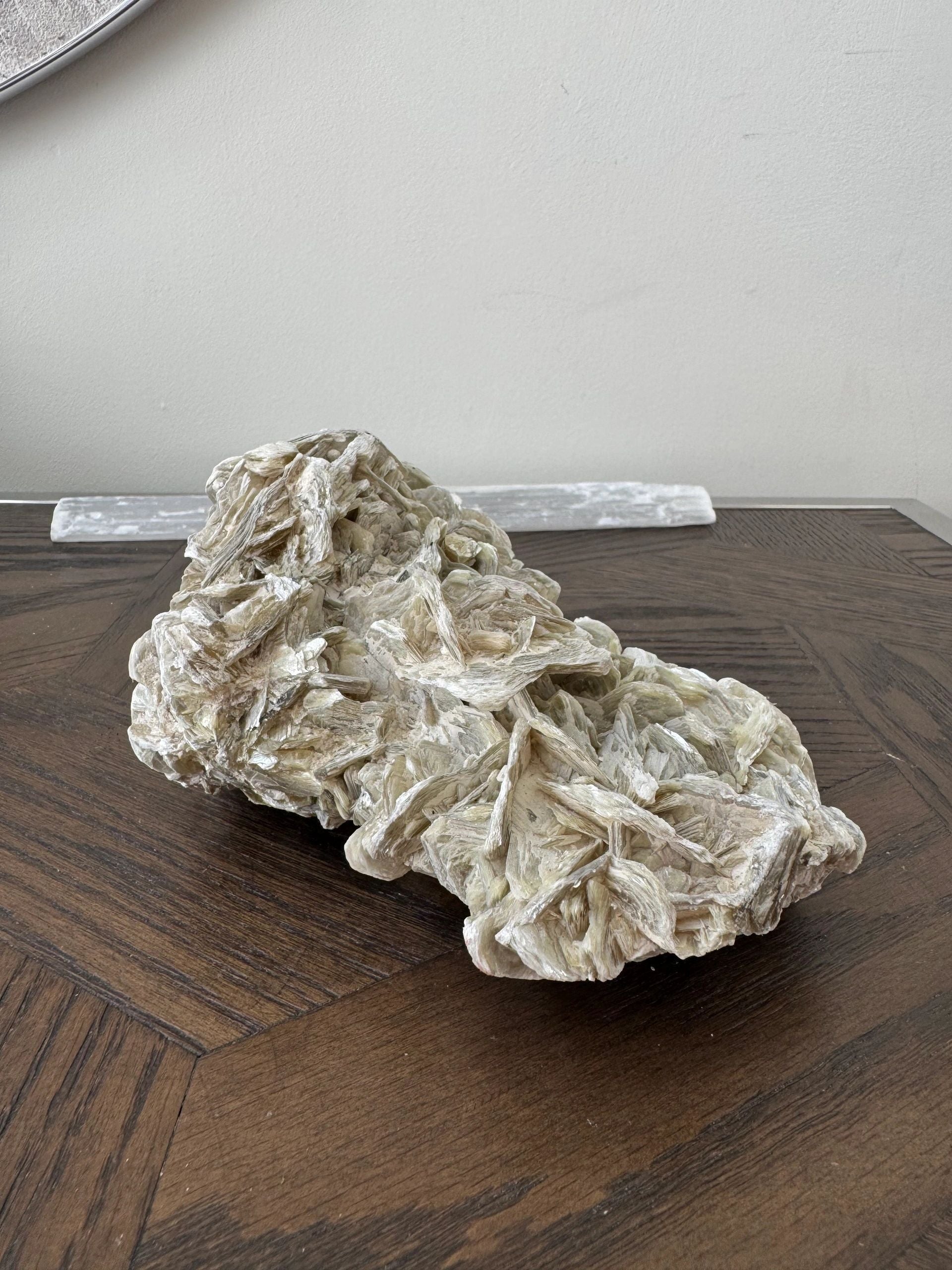 Natural Raw Golden Mica Cluster Mineral Crystal Specimen
