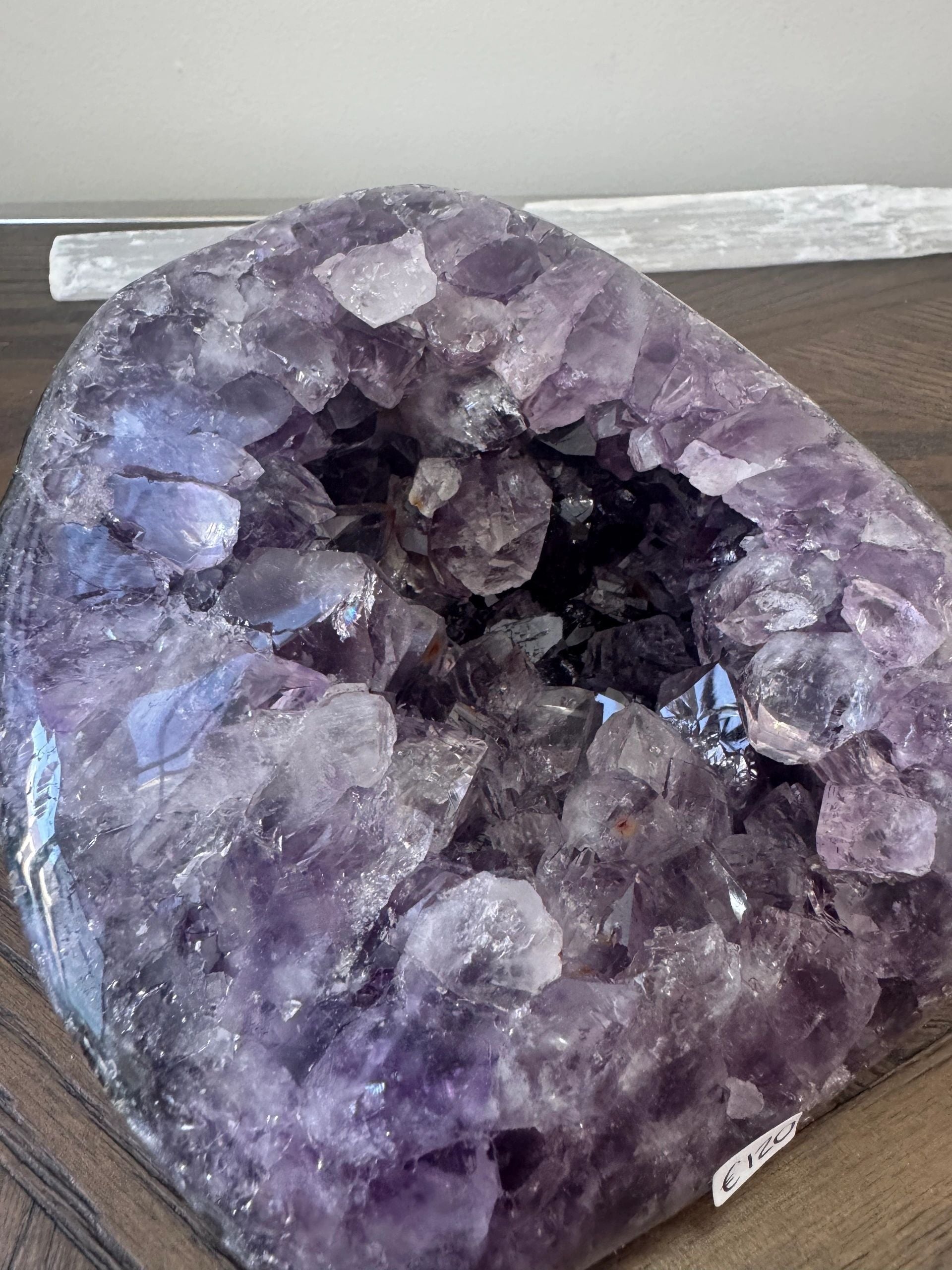 Natural Amethyst Geode Freeform Mineral Crystal Specimen