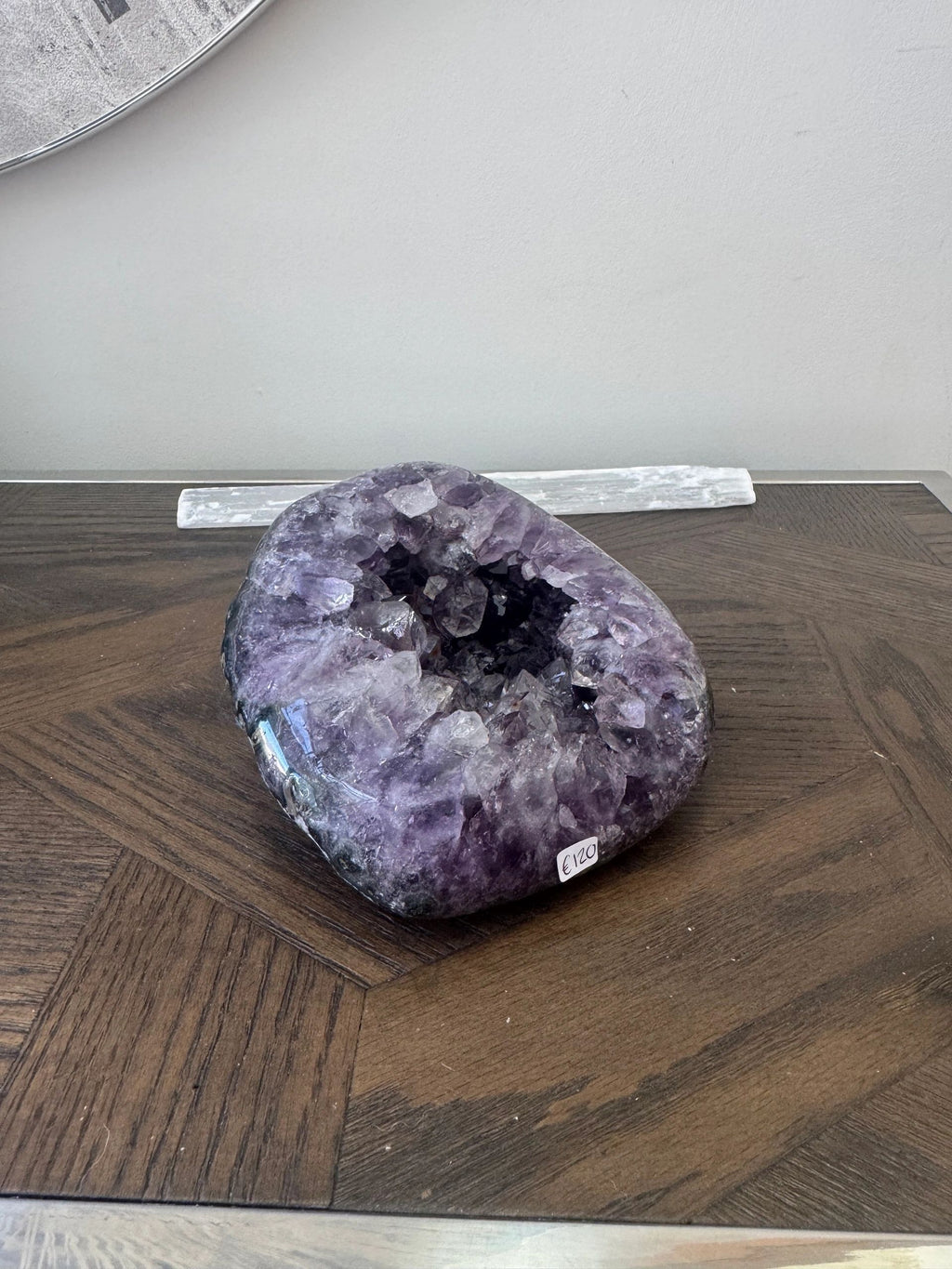 Natural Amethyst Geode Freeform Mineral Crystal Specimen