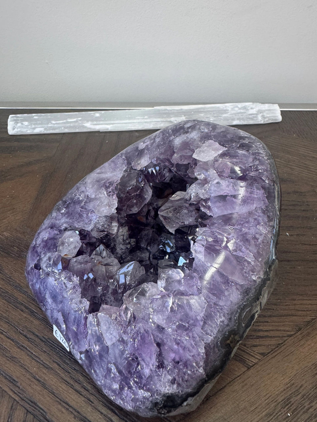 Natural Amethyst Geode Freeform Mineral Crystal Specimen