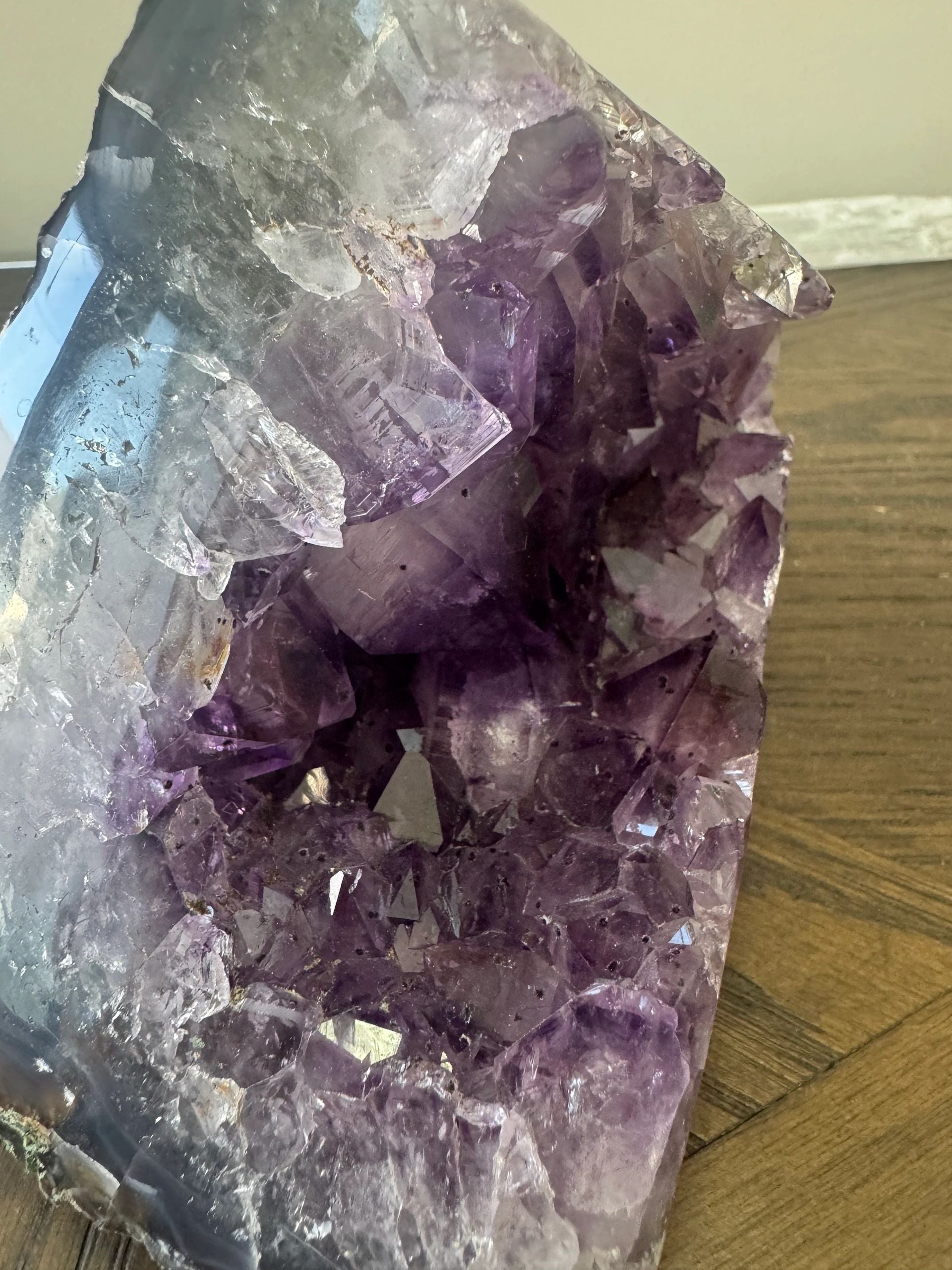 Natural Amethyst Cathedral Freeform Mineral Crystal Specimen