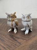 Natural Polychrome Jasper Owl Crystal Specimen