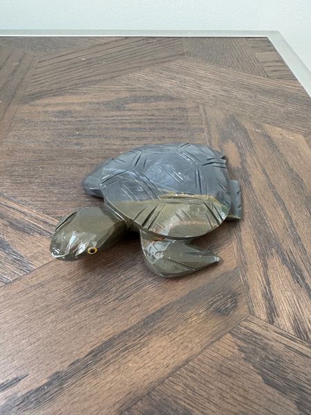 Kambaba Jasper Turtle Carving