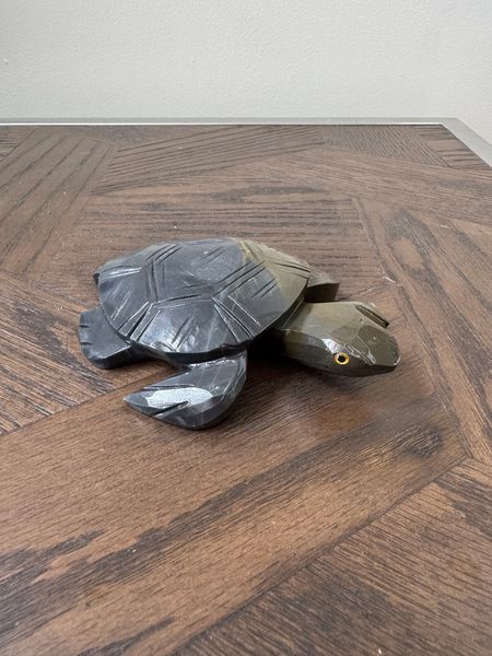 Kambaba Jasper Turtle Carving