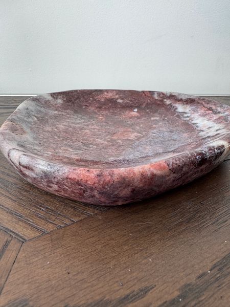 Natural Pink Jasper Offering Bowl Polished Crystal Specimen