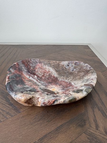 Natural Ocean Jasper Offering Dish Polished Crystal Specimen