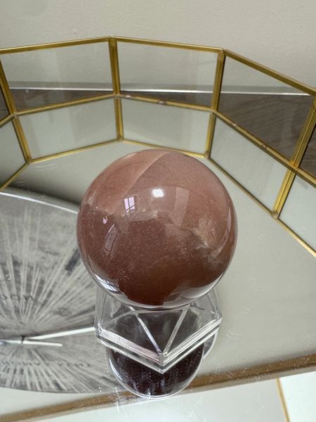 Peach Moonstone Sphere