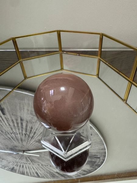 Peach Moonstone Sphere