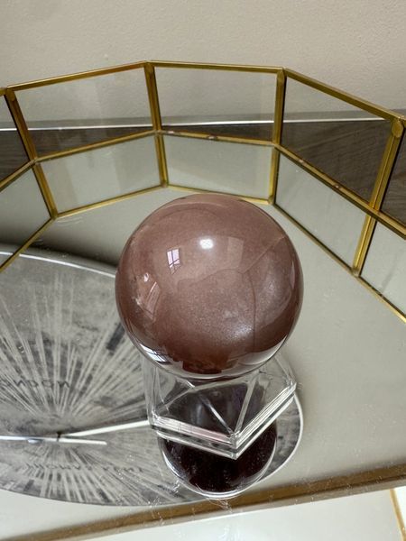 Peach Moonstone Sphere