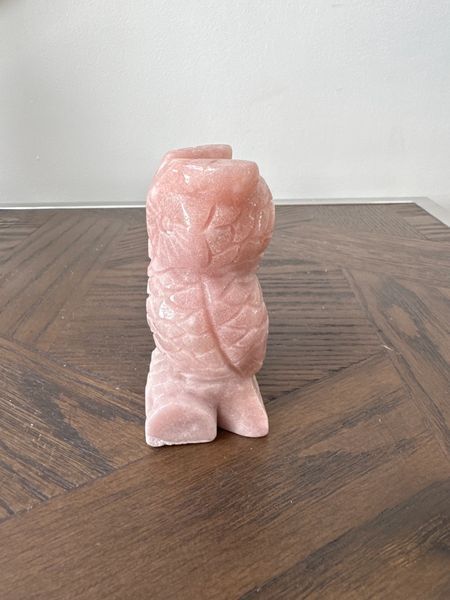 Pink Amethyst Owl