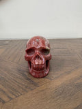 Natural Ocean Jasper Carved Skull Crystal Specimen