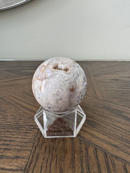 Natural Druzy Agate Sphere Crystal Specimen