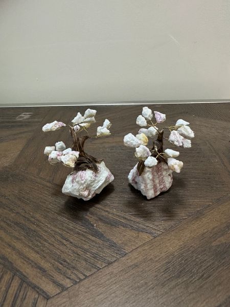 Natural Pink Tourmaline Crystal Tree Specimen