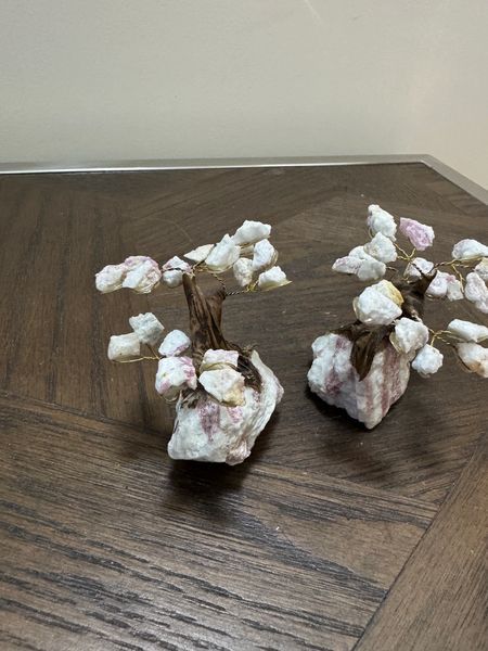 Natural Pink Tourmaline Crystal Tree Specimen