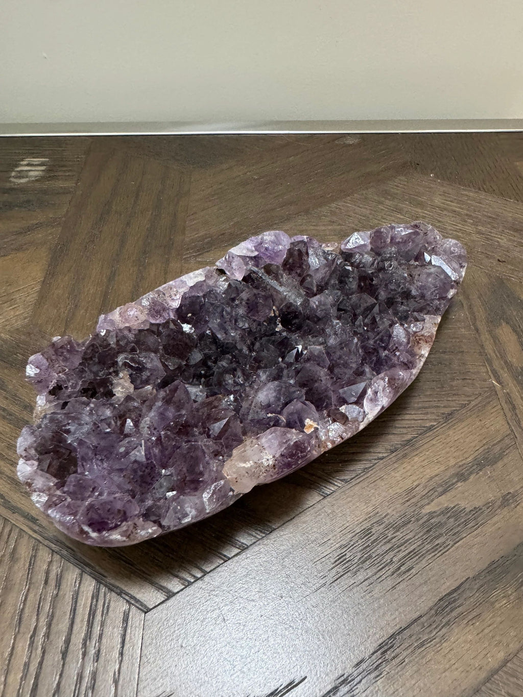 Natural Amethyst Cluster Mineral Crystal Specimen