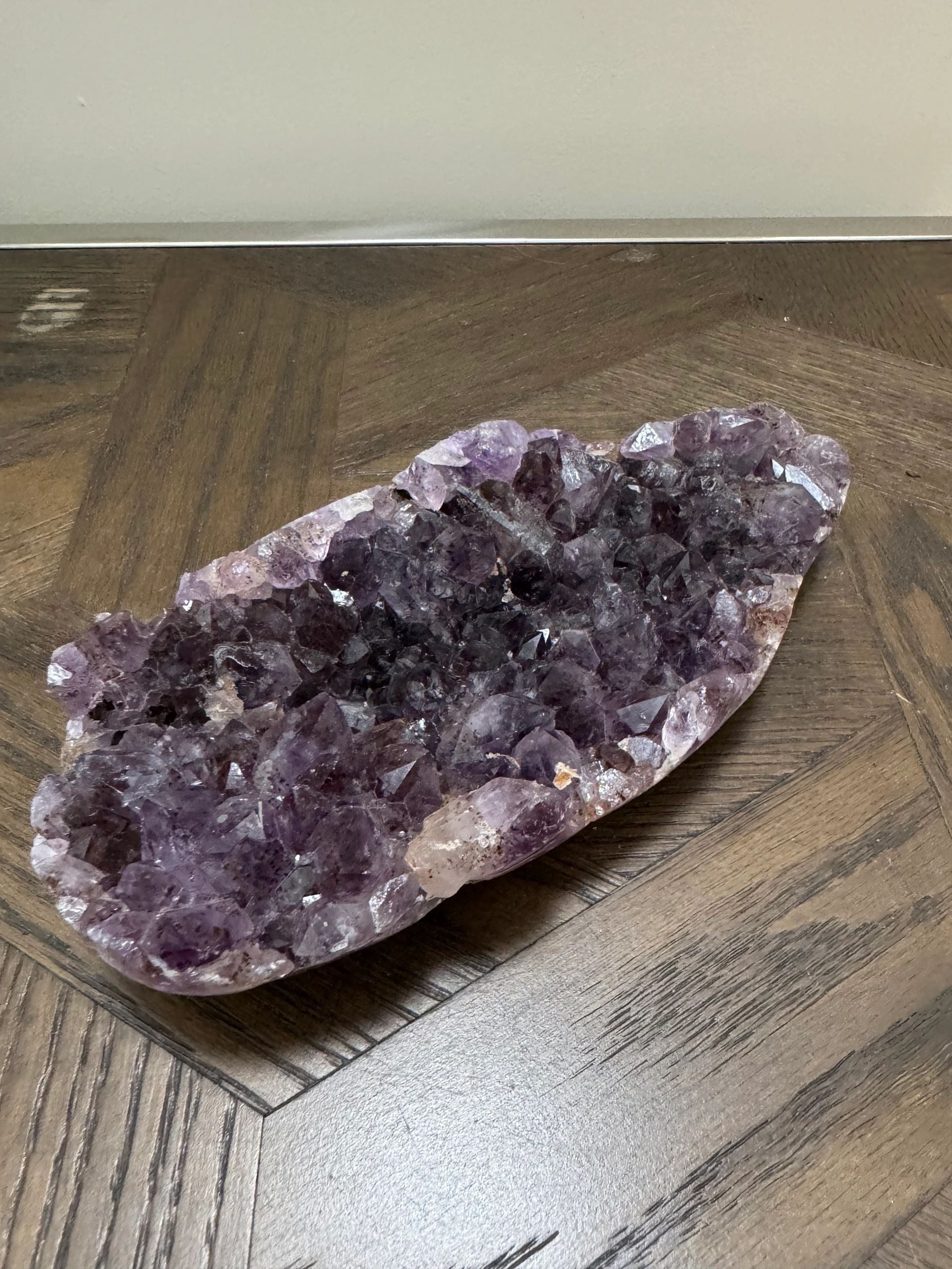 Natural Amethyst Cluster Mineral Crystal Specimen