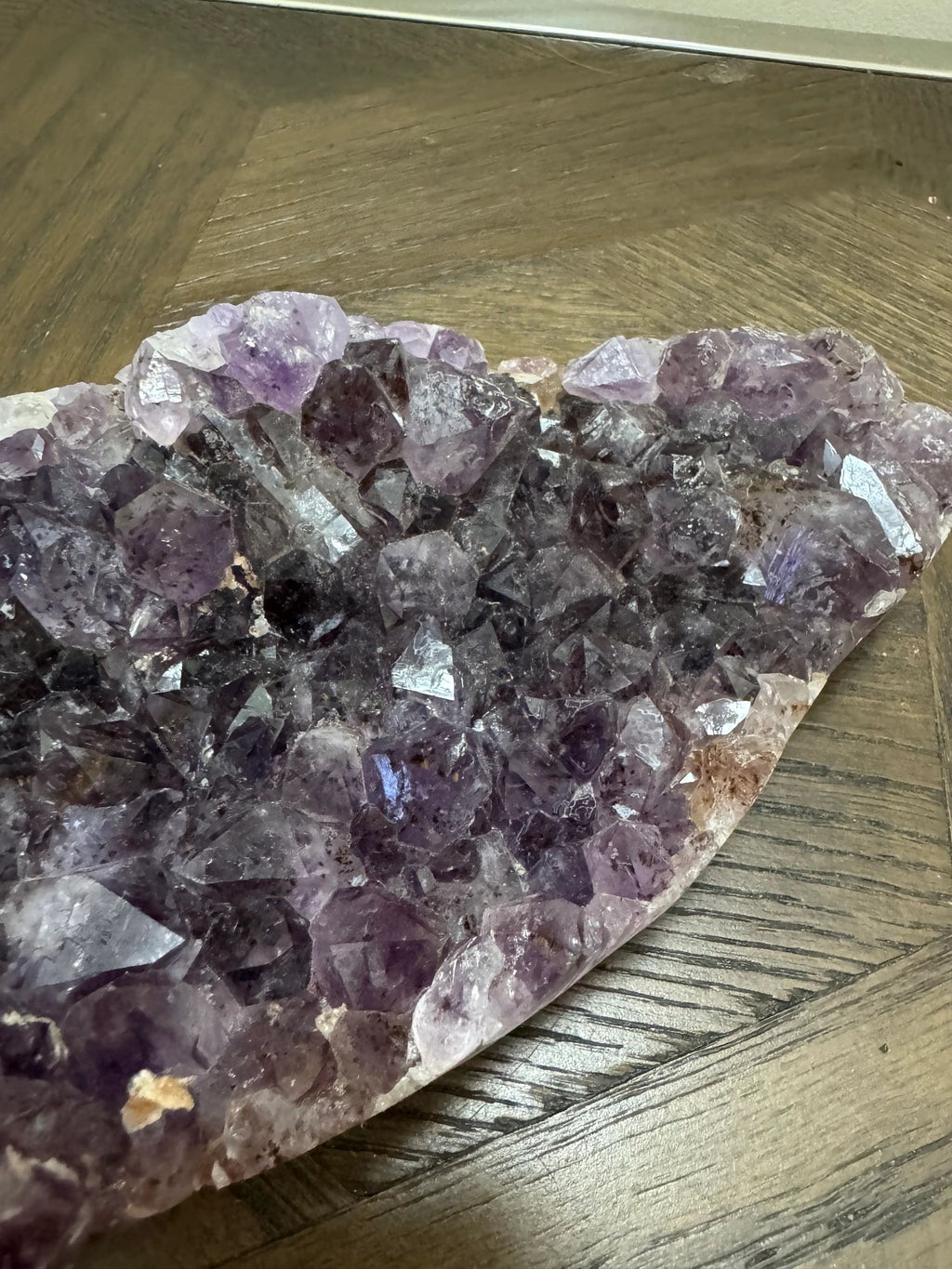 Natural Amethyst Cluster Mineral Crystal Specimen