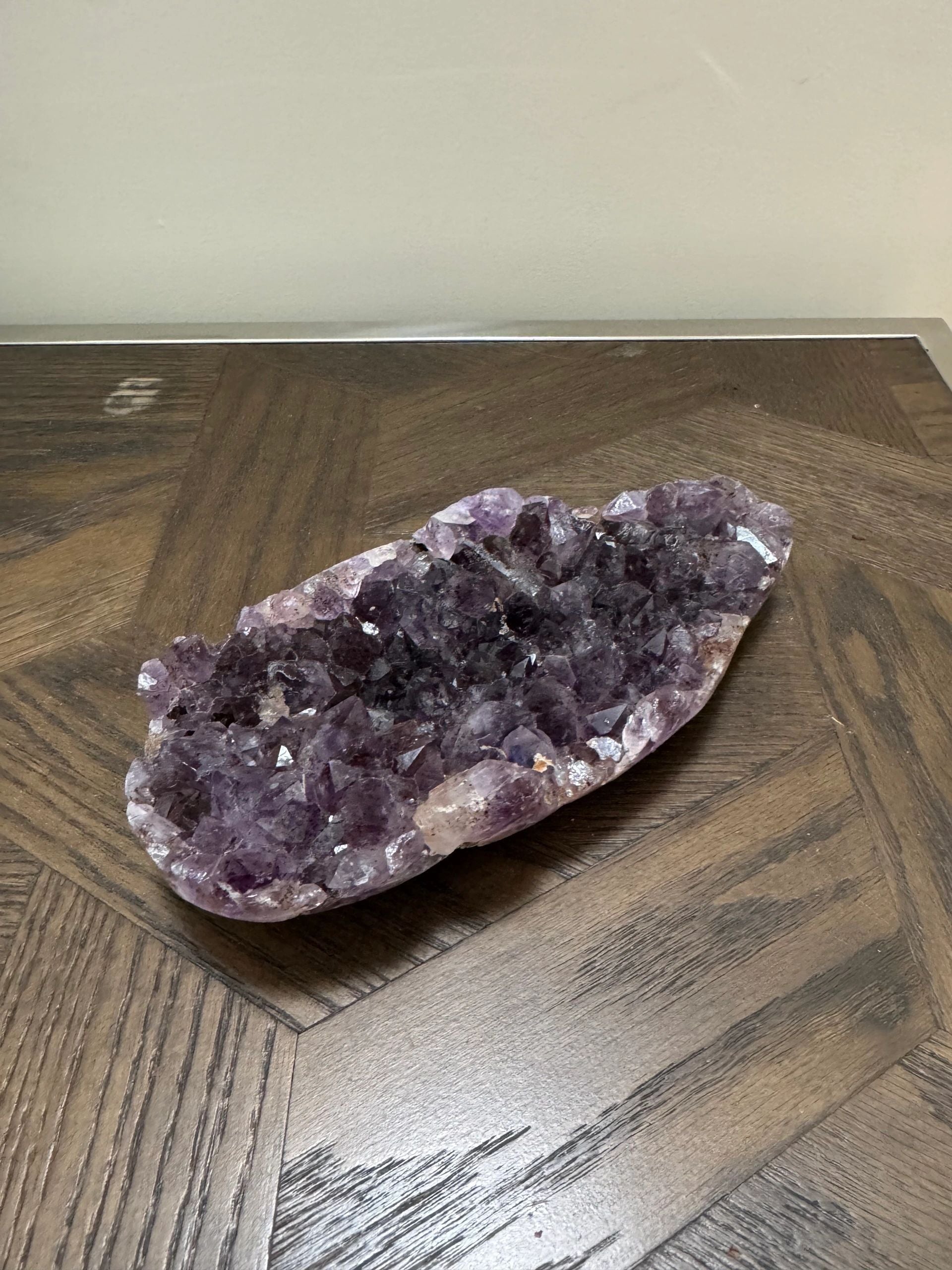 Natural Amethyst Cluster Mineral Crystal Specimen