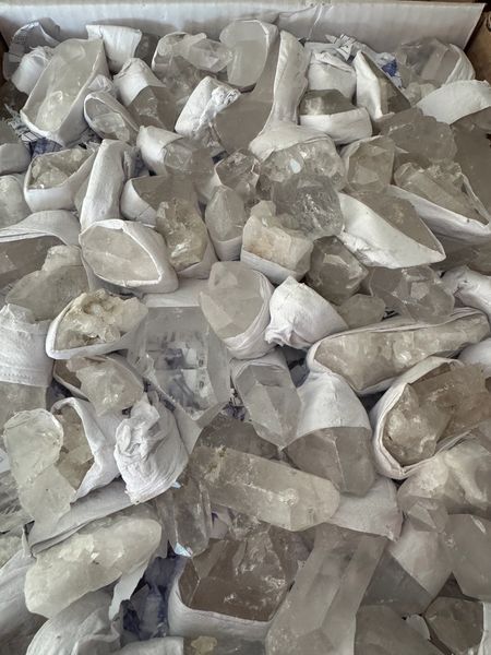 Natural Raw Clear Quartz Points Master Healer Crystal Specimen