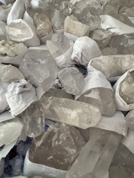 Natural Raw Clear Quartz Points Master Healer Crystal Specimen