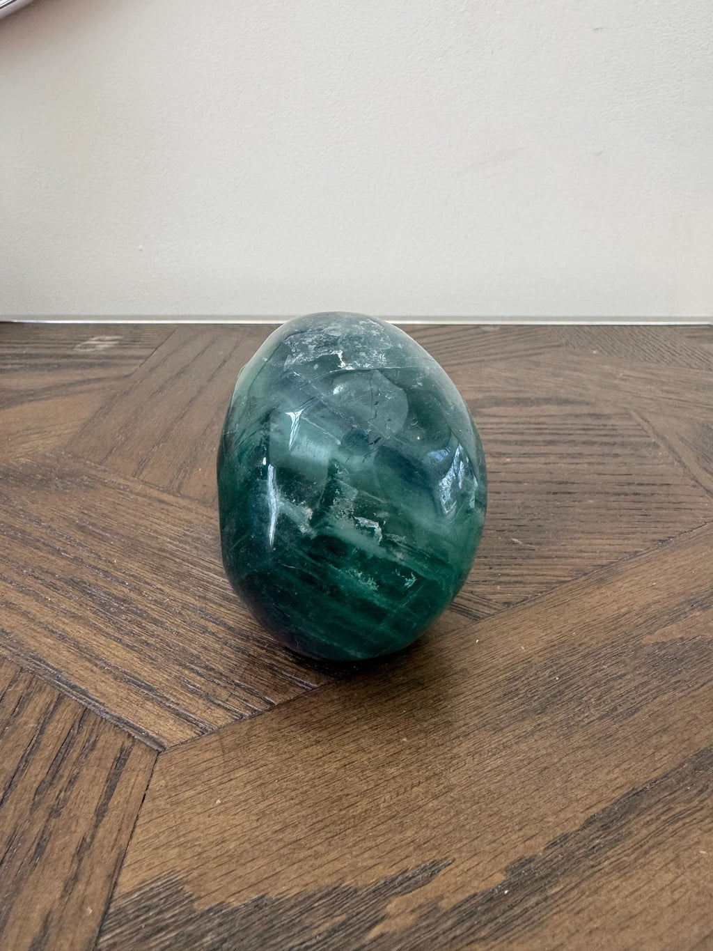 Viridion Green Purple Fluorite Skull