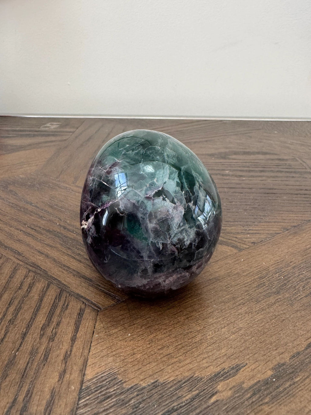 Natural Verdantis Deep Green Fluorite Skull Crystal Specimen