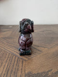 Natural Ocean Jasper Dog Carved Crystal Specimen