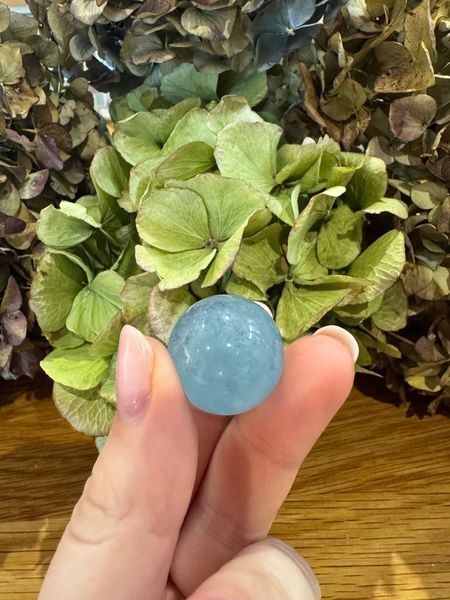 Aquamarine Sphere Small