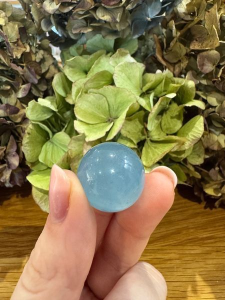 Aquamarine Sphere Small