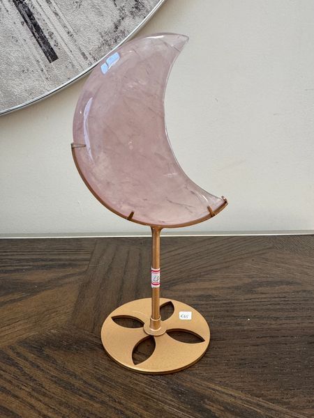 Rose Quartz Moon Big