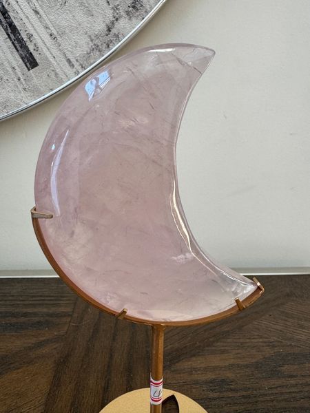 Rose Quartz Moon Big