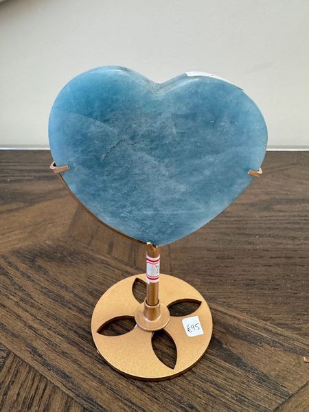 High Quality Aquamarine Heart