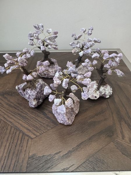 Lepidolite Crystal Bonsai Tree