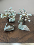 Natural Amazonite Bonsai Tree Crystal Specimen