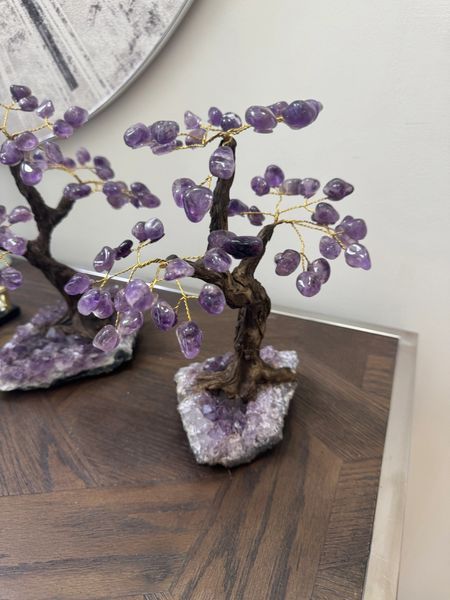 Natural Amethyst Bonsai Tree Crystal Specimen