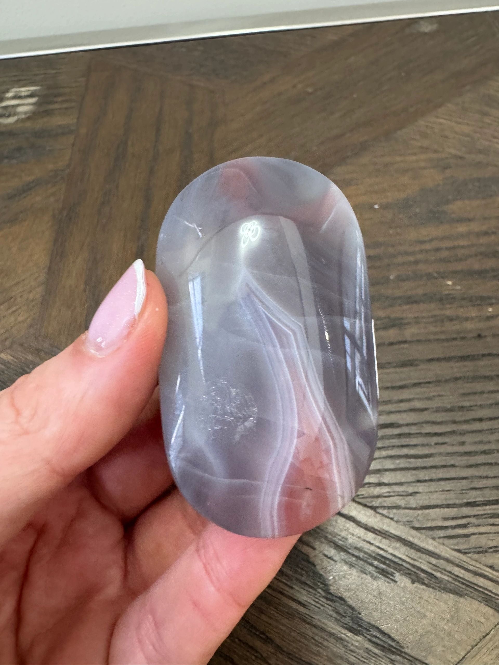 Natural Botswana Agate Palmstone Crystal Specimen