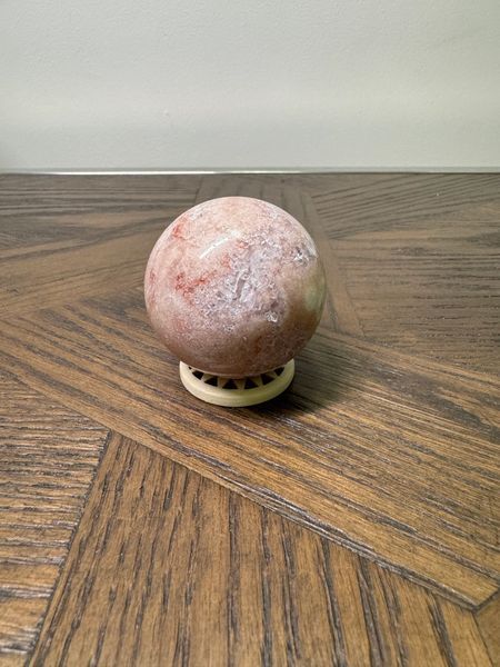 Pink Amethyst Flower Sphere