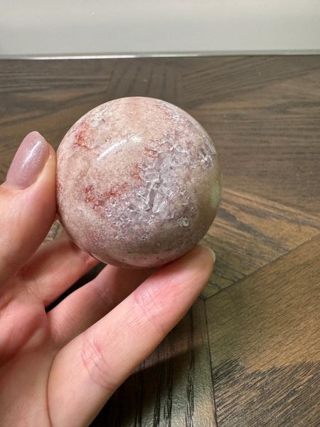Pink Amethyst Flower Sphere