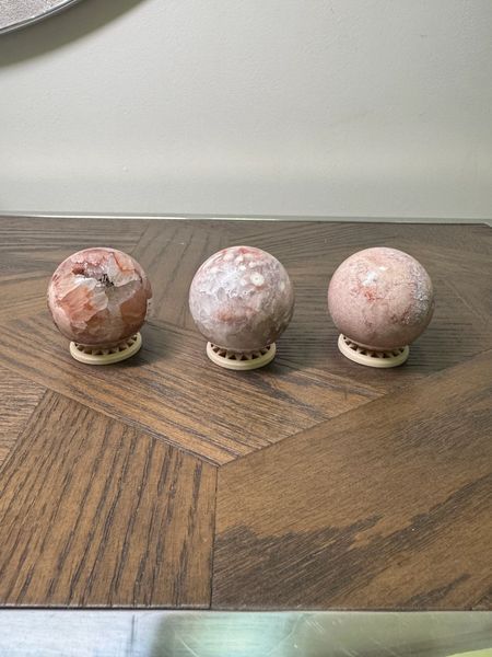 Pink Amethyst Flower Sphere