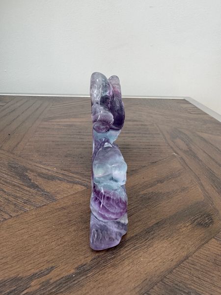 Natural Fluorite Nine-Tailed Fox Liora Crystal Specimen