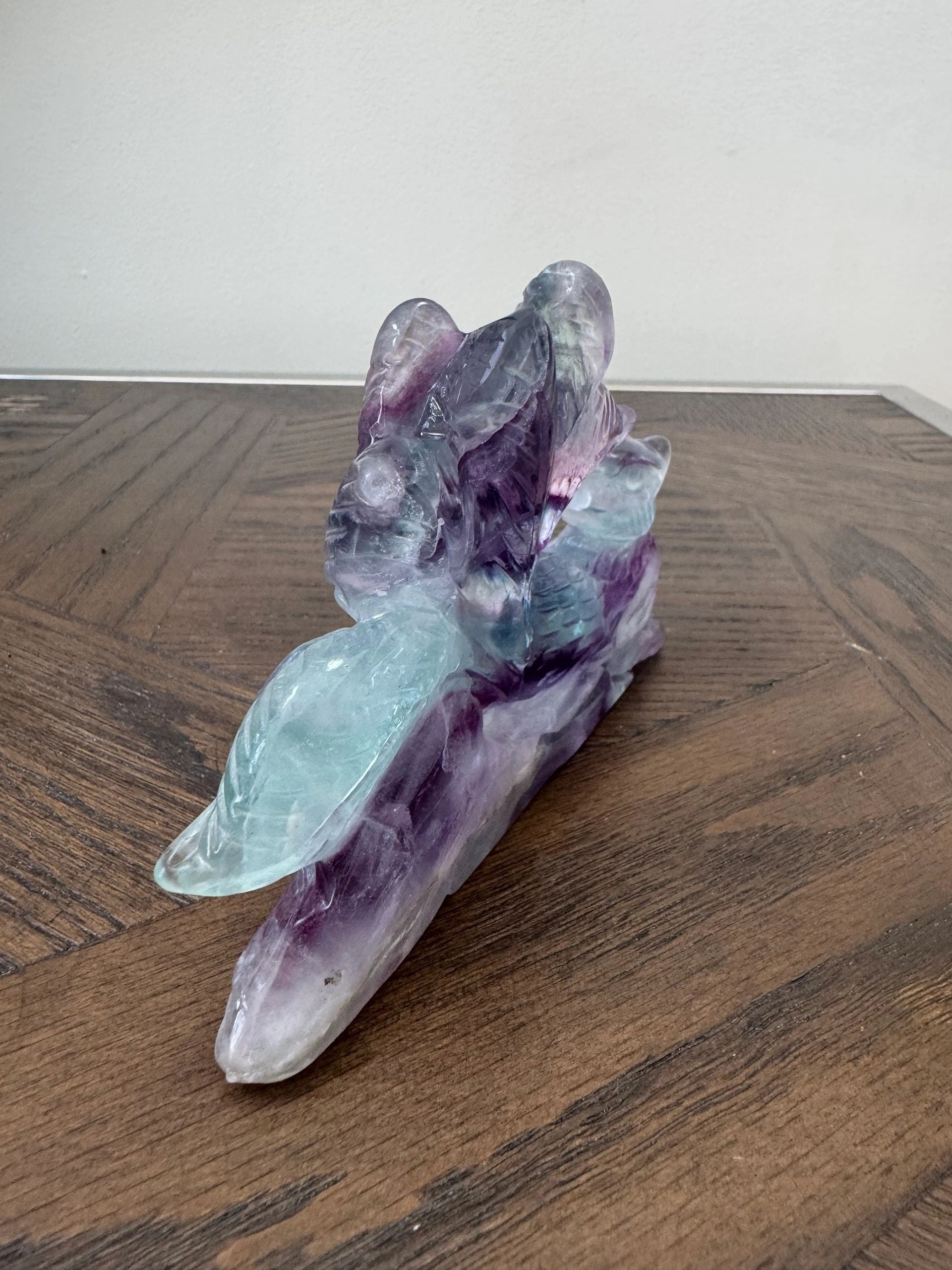 Natural Fluorite Nine-Tailed Fox Liora Crystal Specimen