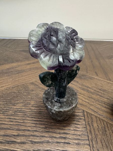 Fluorite Sunflower Crystal