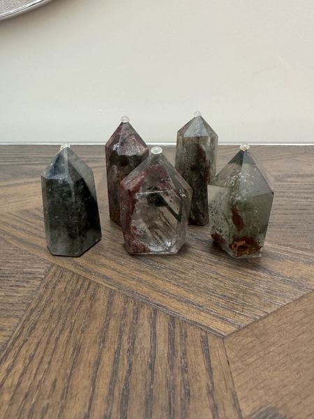 Natural Garden Quartz Polished Tower Crystal Specimen