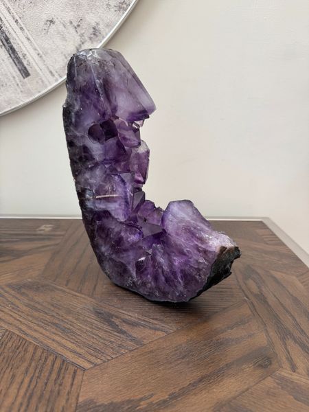 Selene’s Crescent Amethyst Moon Cluster