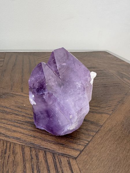Natural Amethyst Cluster Point Crystal Specimen