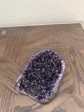 Natural Violet Amethyst Geode Sanctuary Cluster Crystal Specimen